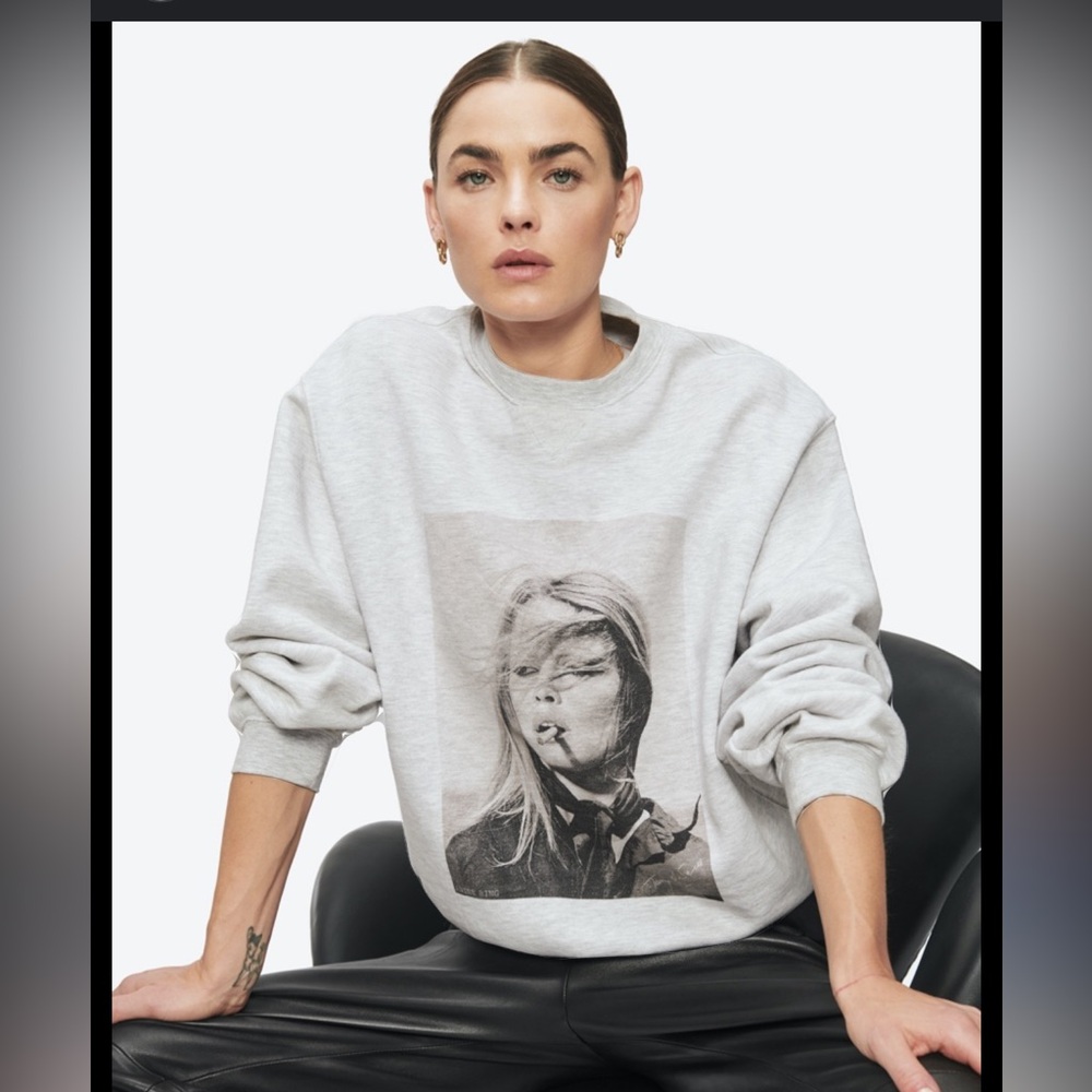 Anine Bing x Terry O'Neill Ramona Sweatshirt, size small